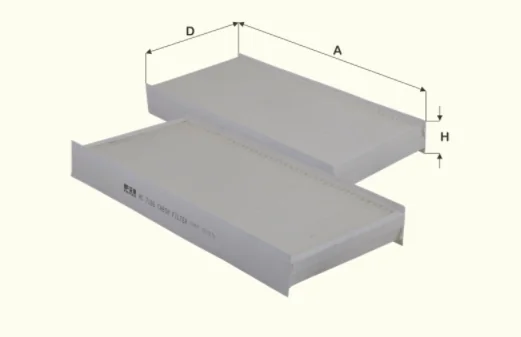 Fil Filter - HC7166 - Cabin air filter element