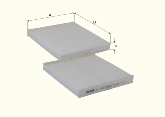 Fil Filter - HC7167 - Cabin air filter element