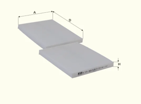Fil Filter - HC7179 - Cabin air filter element