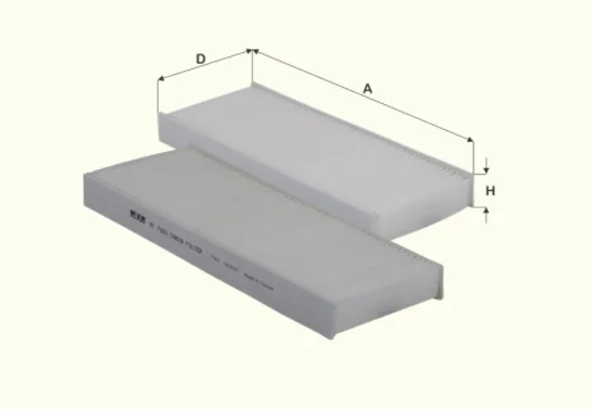Fil Filter - HC7183 - Cabin air filter element