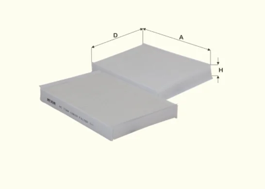 Fil Filter - HC7184 - Cabin air filter element