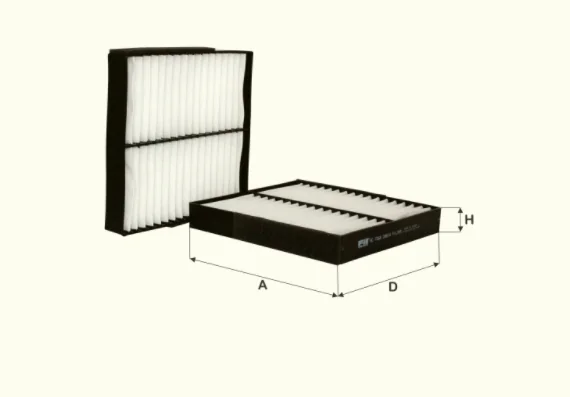 Fil Filter - HC7265 - Cabin air filter element