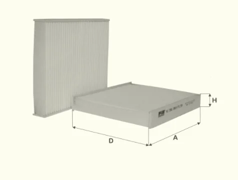 Fil Filter - HC7266 - Cabin air filter element