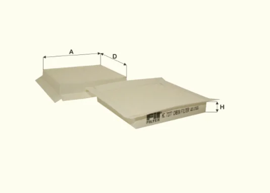Fil Filter - HC7277 - Cabin air filter element
