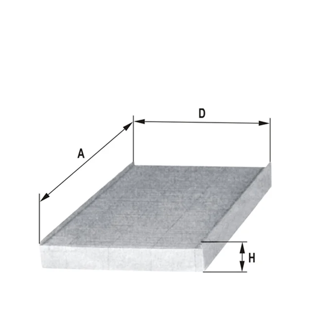 Fil Filter - HC7288 - Cabin air filter element
