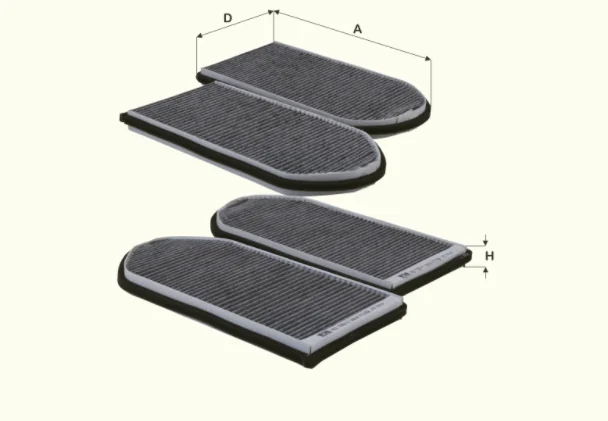 Fil Filter - HCK7062-2 - Cabin air filter element