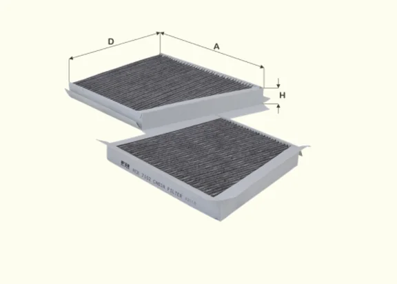Fil Filter - HCK7102 - Cabin air filter element