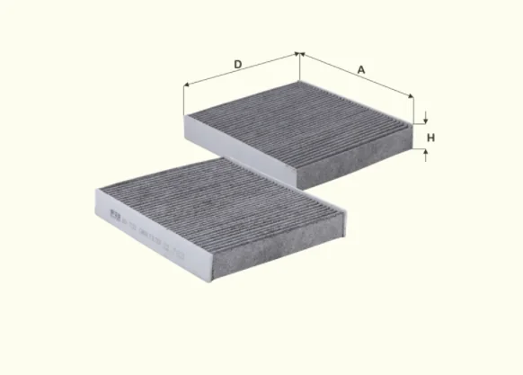 Fil Filter - HCK7123 - Cabin air filter element