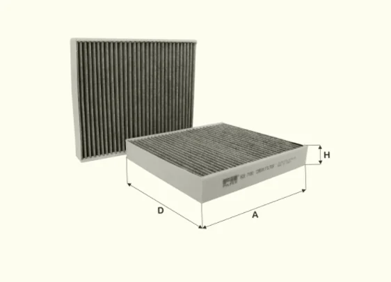 Fil Filter - HCK7180 - Cabin air filter element
