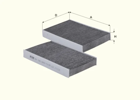 Fil Filter - HCK7182 - Cabin air filter element