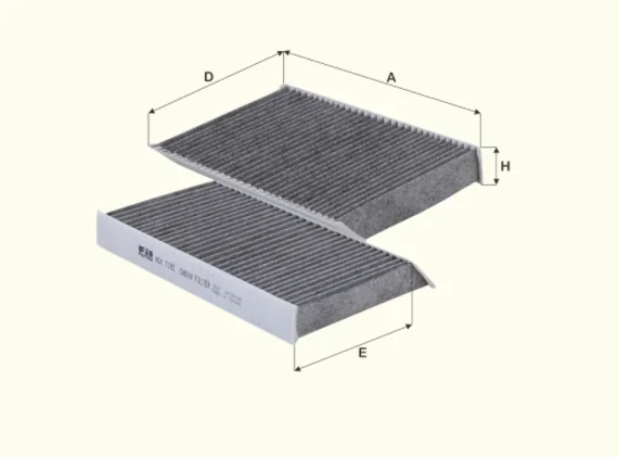 Fil Filter - HCK7192 - Cabin air filter element