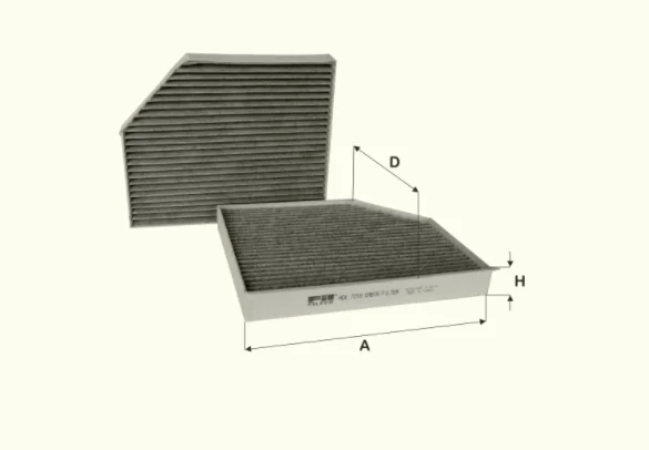 Fil Filter - HCK7218 - Cabin air filter element