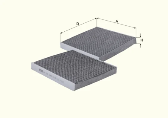 Fil Filter - HCK7220 - Cabin air filter element