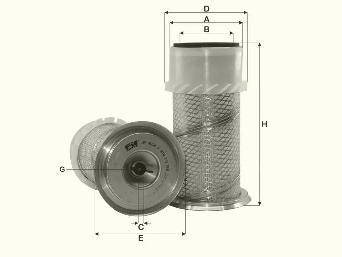 Fil Filter - HP4634K - Air filter element