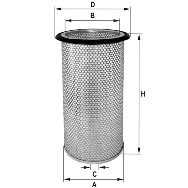 Fil Filter - HP496 - Air filter element (secondary)