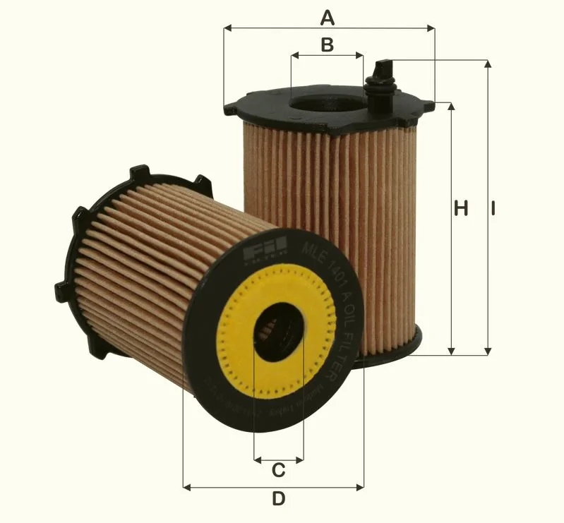 Fil Filter - MLE1401A - Oil filter element