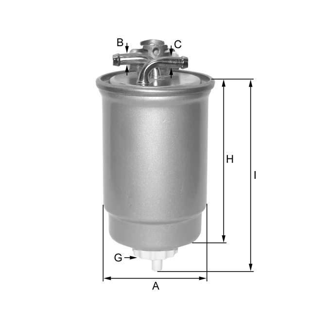 Fil Filter - ZP05/4F - Fuel filter in-line