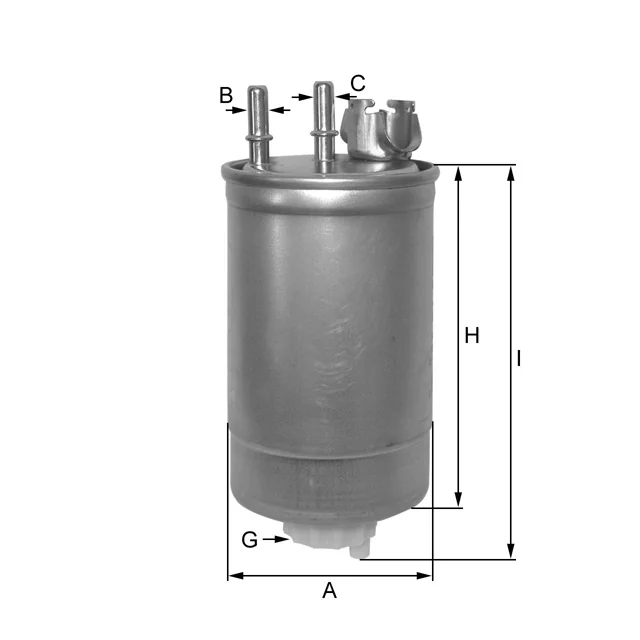 Fil Filter - ZP05/7F - Fuel filter in-line