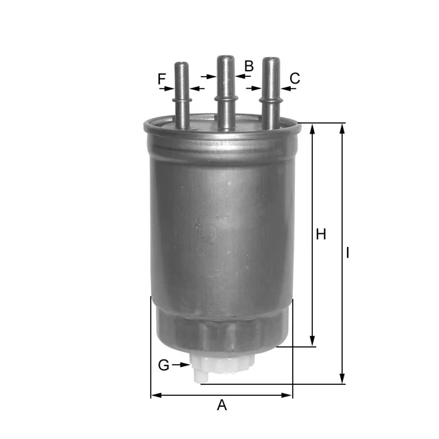 Fil Filter - ZP05/8F - Fuel filter in-line