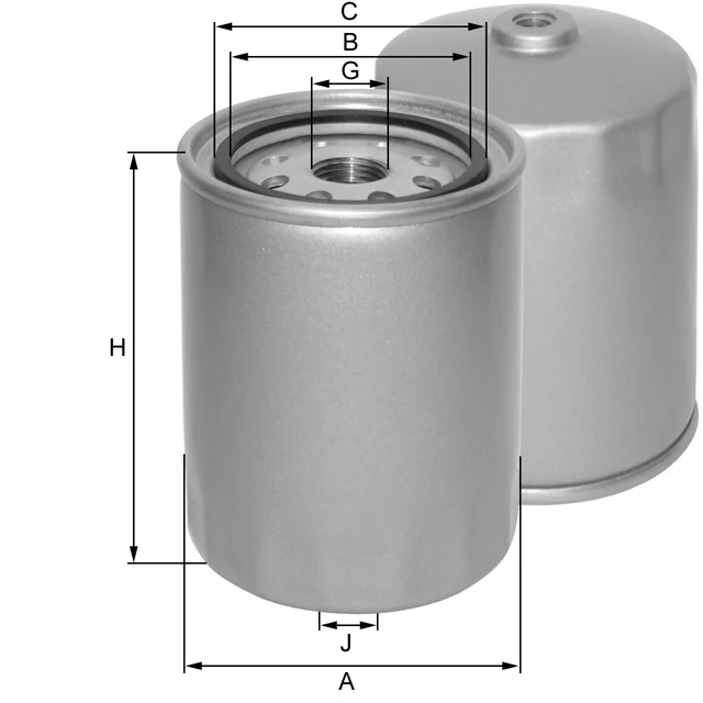 Fil Filter - ZP16BF - Fuel filter spin-on