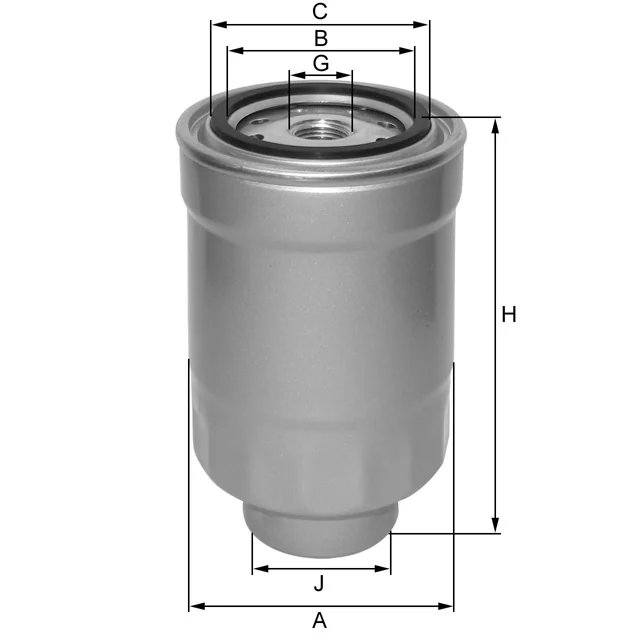 Fil Filter - ZP3102FMB - Fuel filter spin-on