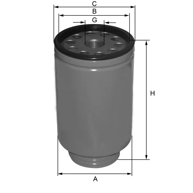 Fil Filter - ZP3152F - Fuel filter spin-on