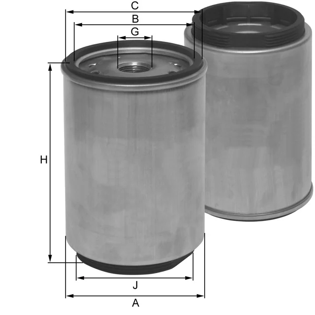 Fil Filter - ZP3351FMB - Fuel filter spin-on