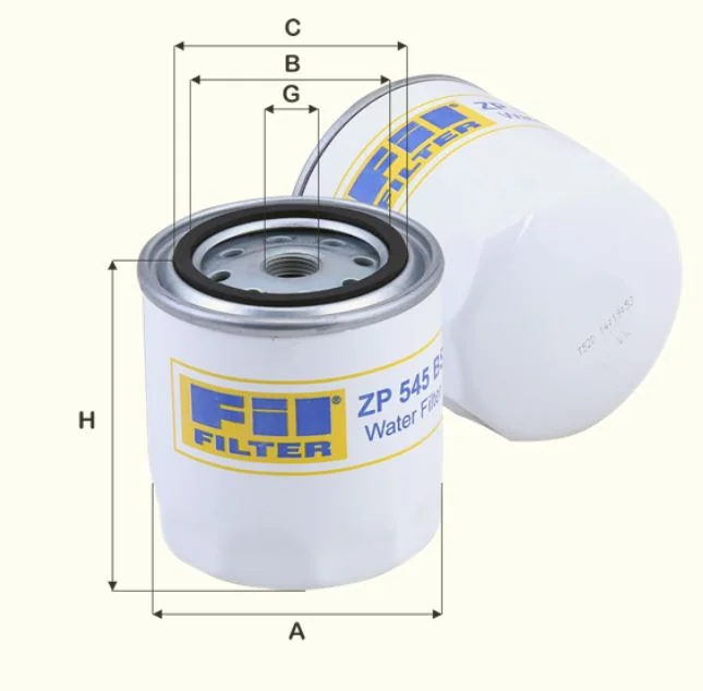 Fil Filter - ZP545BS - Coolant filter spin-on