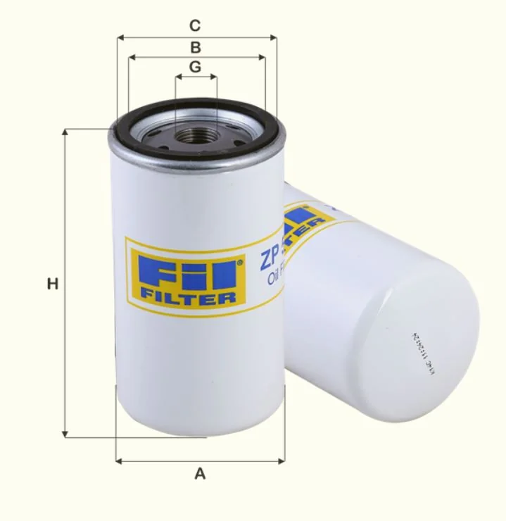 Fil Filter - ZP550 - Oil filter spin-on
