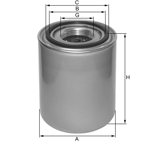 Fil Filter - ZP572/1 - Oil filter spin-on