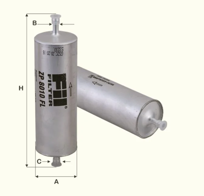 Fil Filter - ZP8010FL - Fuel filter in-line