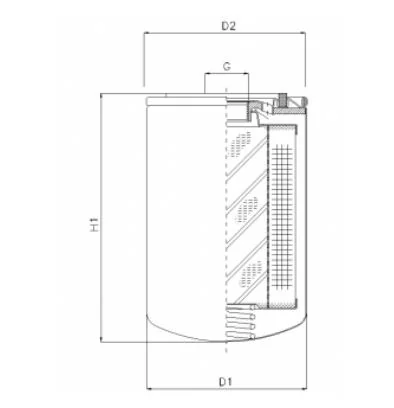 Filtrec - AWP110 - Oil filter (spin-on)