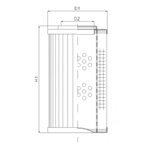 Filtrec - D1101G10AV - Hydraulic filter element
