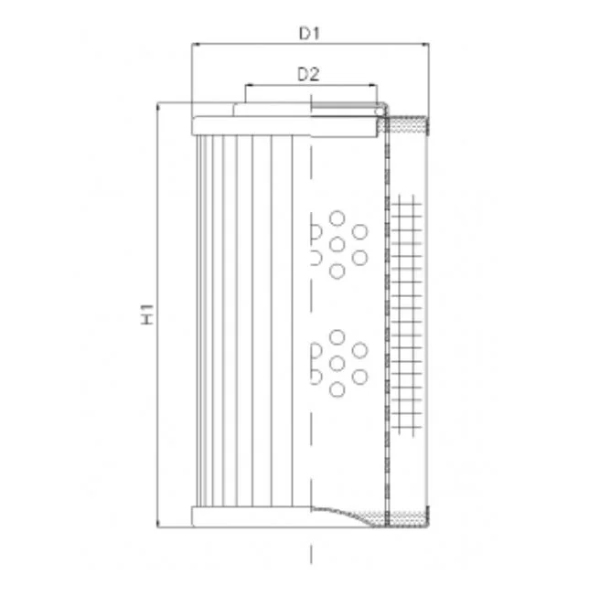 Filtrec - D1102G25AV - Hydraulic filter element