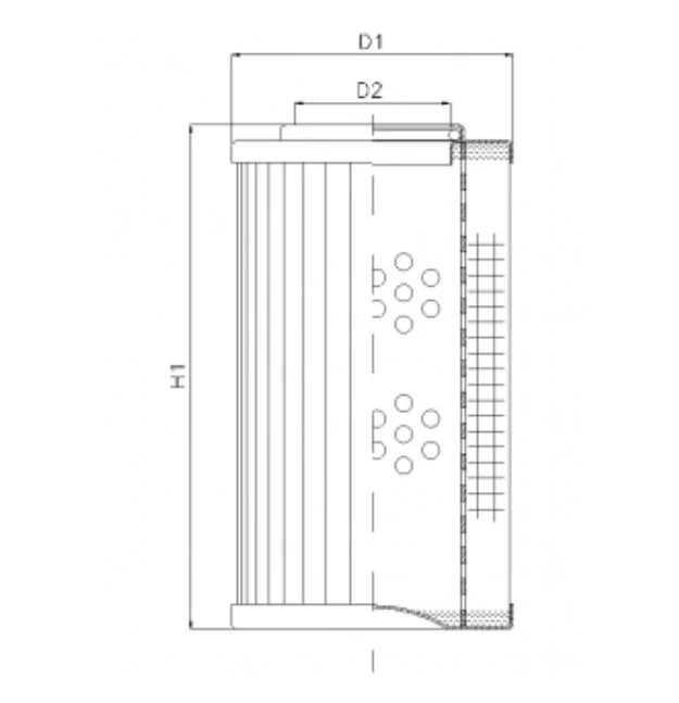 Filtrec - D113G25A - Hydraulic filter element