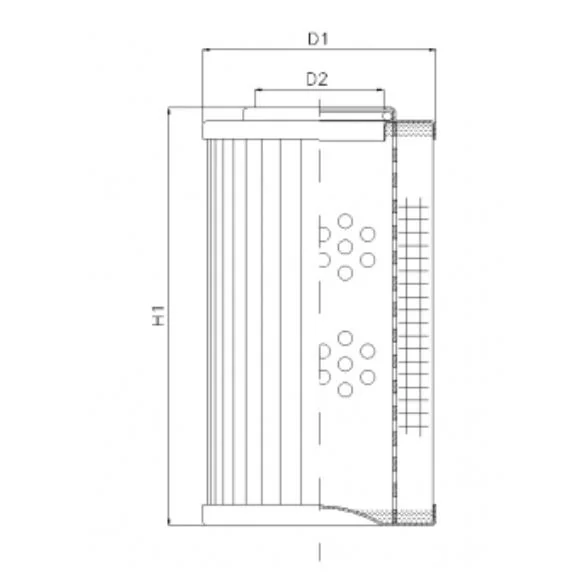Filtrec - D123C10A - Hydraulic filter element