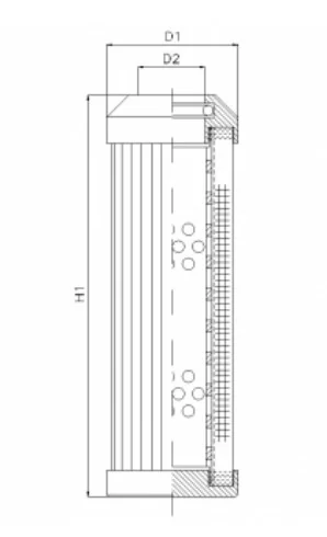 Filtrec - D135G25B - Hydraulic filter element