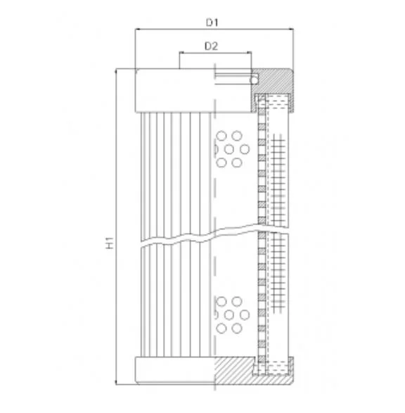 Filtrec - D140T10B - Hydraulic filter element