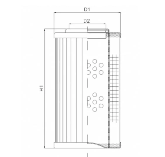 Filtrec - D141GW25AV - Hydraulic filter element