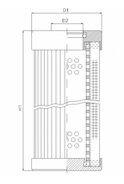 Filtrec - D142T40B - Hydraulic filter element