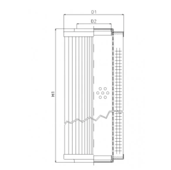 Filtrec - D624G10 - Hydraulic filter element