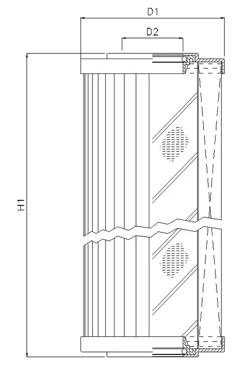 Filtrec - D651T10A - Hydraulic filter element