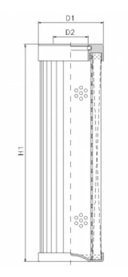 Filtrec - DLD100B40B0 - Hydraulic filter element
