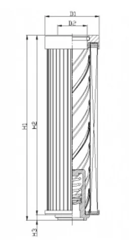 Filtrec - DLD100E20B2 - Wg753 hydraulic filter element