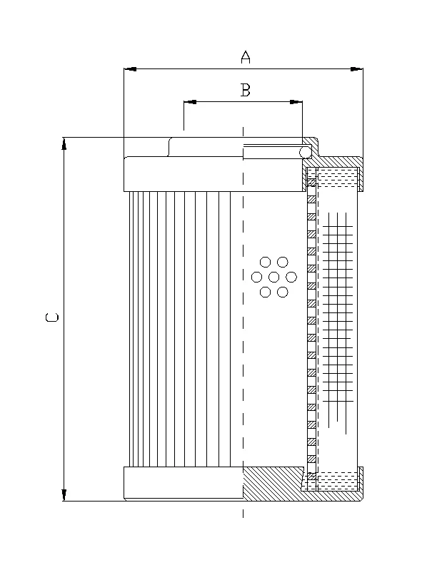 Filtrec - DLD90F10B - Hydraulic filter element
