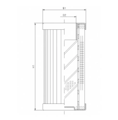 Filtrec - DMD0045B300B - Hydraulic filter element