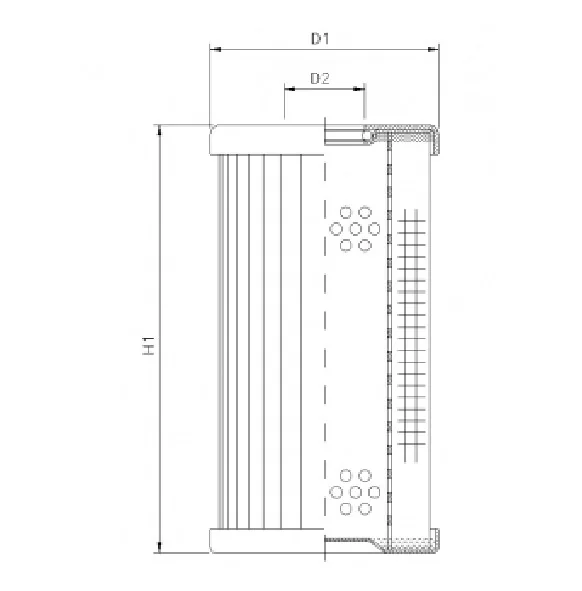 Filtrec - DMD034B250B - Hydraulic filter element