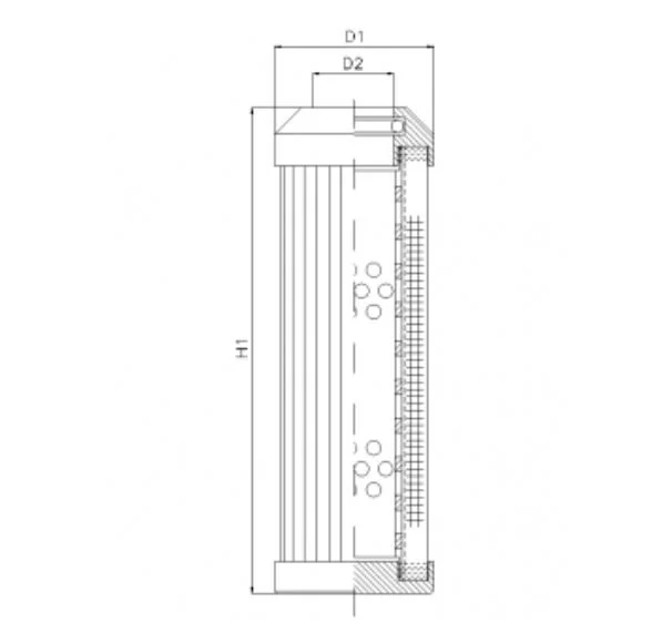 Filtrec - DMD127W100B - Hydraulic filter element