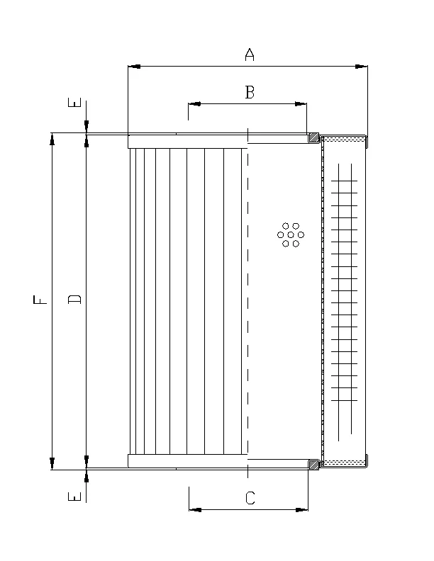 Filtrec - DMD218K10B - Hydraulic filter element