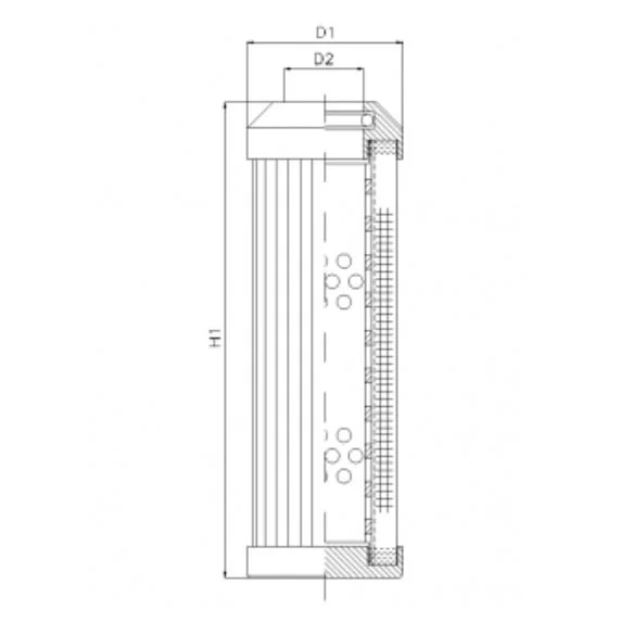 Filtrec - DMD243B100B - Hydraulic filter element